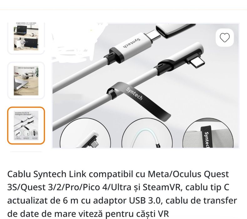 Cablu date syntech