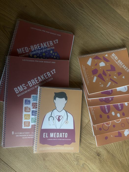 Set complet MEDAT Austria – MedBreaker, El Medato, BMS + 6 Mini Breaker pregatire medicina admitere austria