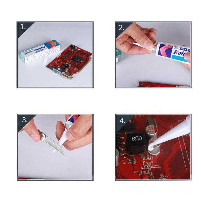 Adeziv siliconic Kafuter pentru electronice temperaturi inalte