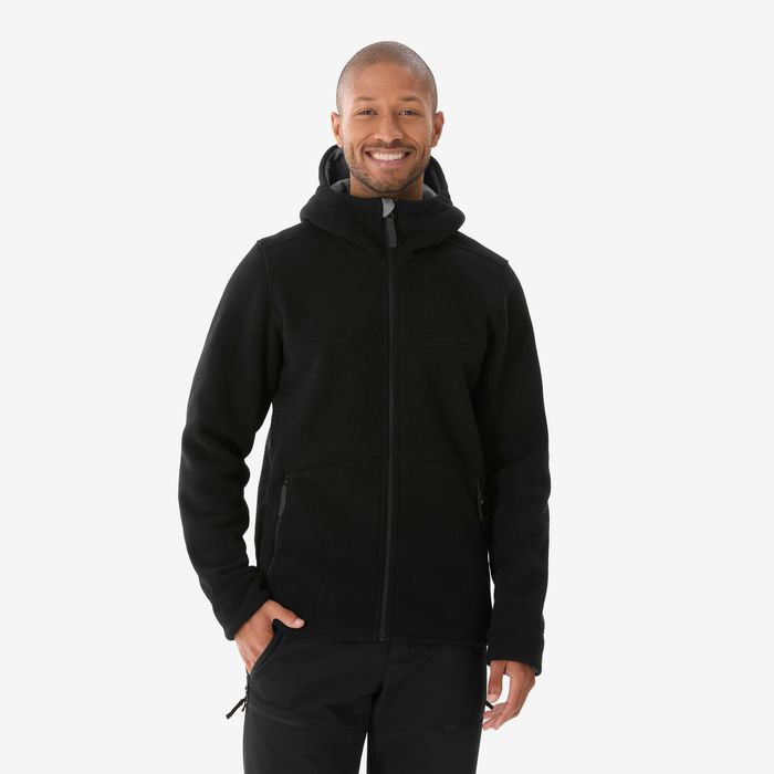 Polar Călduros Drumeție Nh500 Negru - produs resigilat Decathlon