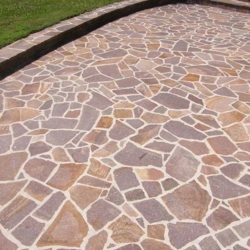 Piatra naturala de munte grecia si montaj