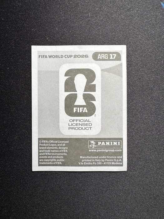 Sticker Lionel Messi PANINI World Cup 2026