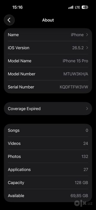 Iphone 15 pro sotiladi