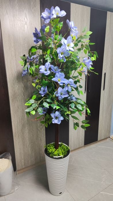 Искусственные цветы дерево кашпо