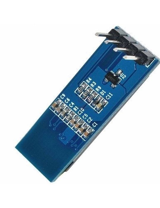 OLED Дисплей 0.91" SSD1306 бял