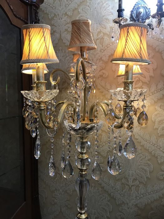 Торшер светильник. Хрусталь