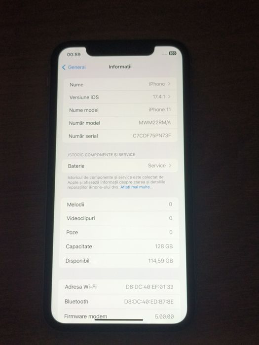 Iphone 11 Alb 128GB