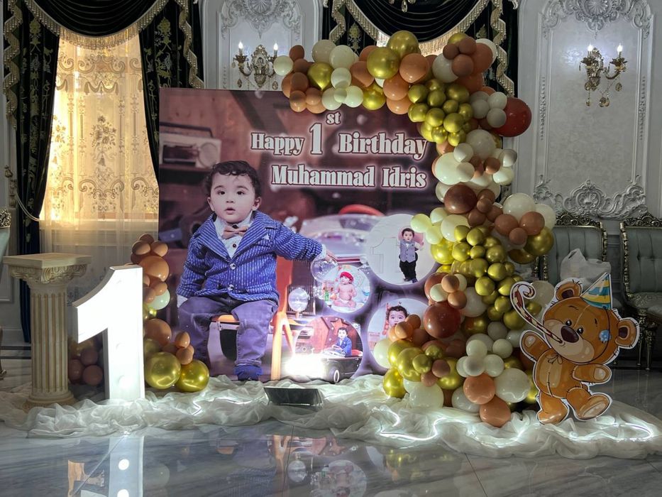 Детское оформление на годик