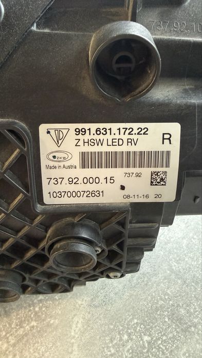 Porsche 911 991.2 Full LED фарове комплект + модули