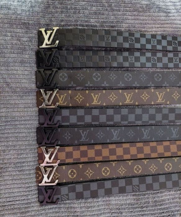 |4+1gratis|Curea LV Louis Vuitton din piele  barbati si femei