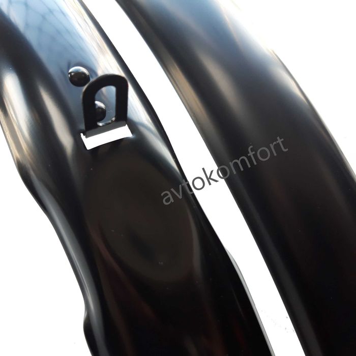 Метални Хромирани Или Черни Калници За Велосипед Колело 26" 28" Цола