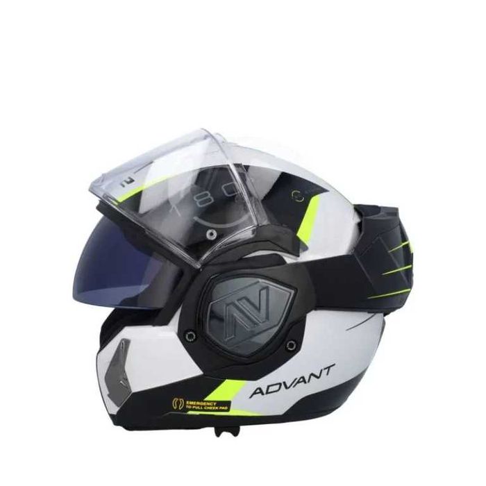 Модуларна каска - LS2 FF906 Advant Codex White Black Gloss