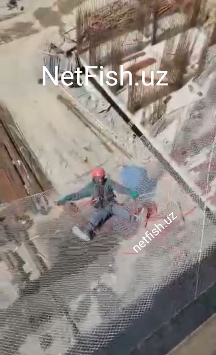 Строительная ЗУС защитная сетка. капрон  стройка сеткалишь  от произво