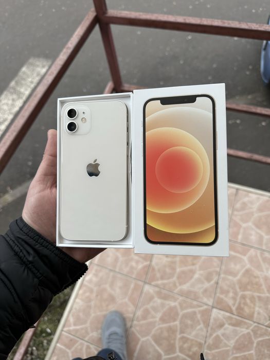 Iphone 12 Alb neverlock ca Nou bat 100% 64 Gb (dezmembrez telefoane )