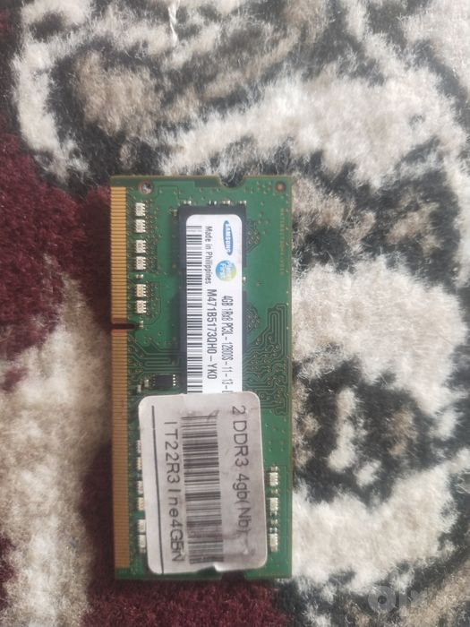 Kompyuter operativka DDR3 4gb 2 dona 100 mingdan 2gb  bir dona 50 ming