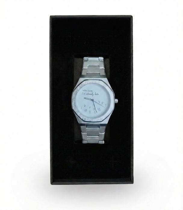 Часовник "Who cares I'm already late"