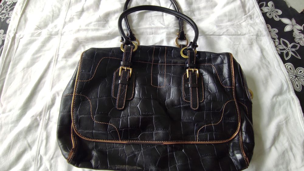 Чанта от естествена кожа