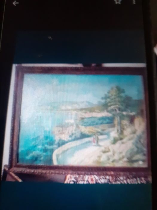Vând foarte convenabil un tablou cu rama pictura peisaj natura