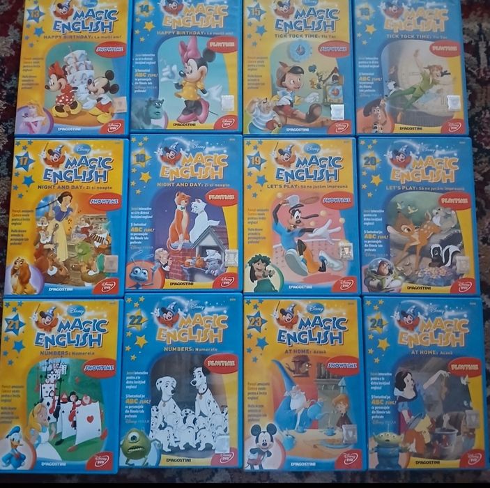 DVD cu lecții în engleză