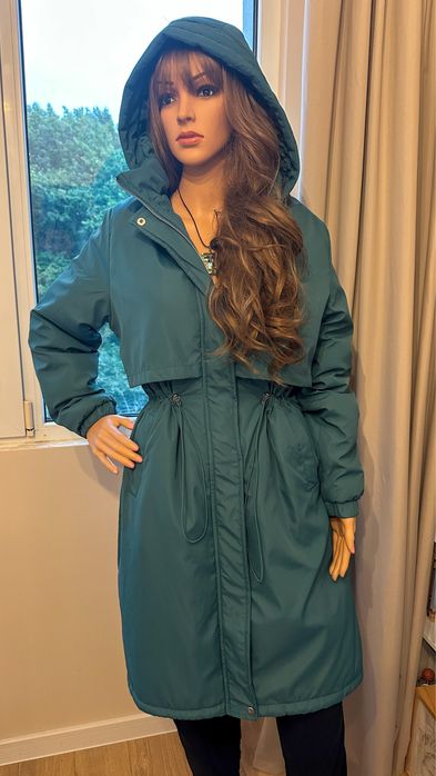 Дълга парка с качулка