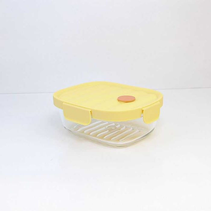 Комплект от 2 бр термоустойчиви стъклени кутии за храна с термо чанта