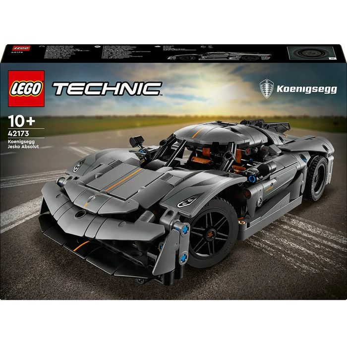 LEGO 42173 Technic:Hipermasina Koenigsegg Jesko Absolut gri,10 ani+801