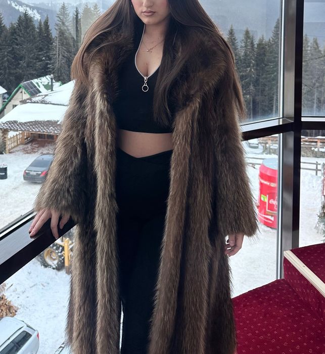 Haină de blană naturală