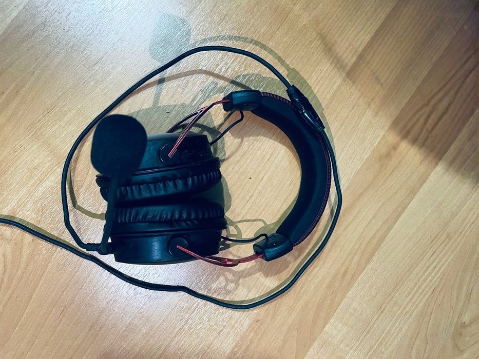 Игровые наушники hyperx cloud alpha red/black