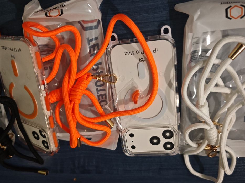 Iphone 17 Pro max Magsafe гърбове с връзки за през рамо