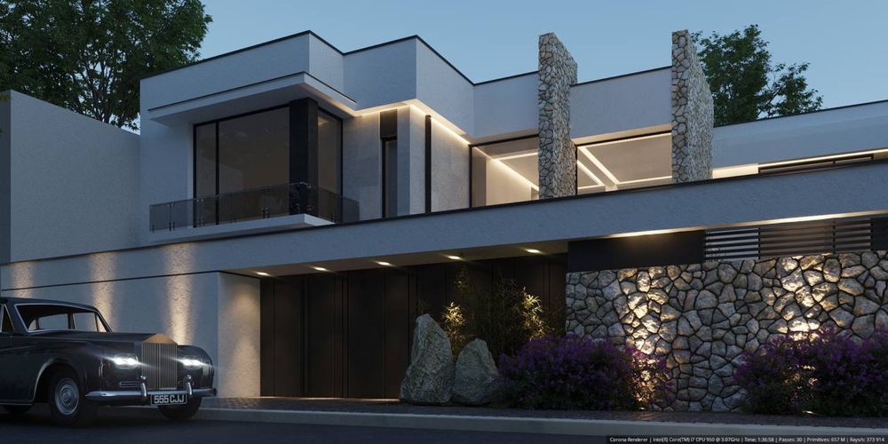 Продается шикарный дом на чайхане салом в стиле хай-тэк