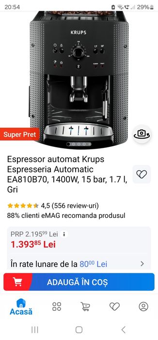 Vând expresor de cafea