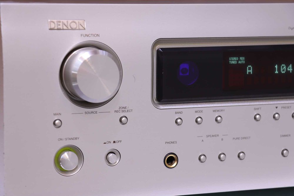 Receiver Stereo Denon DRA-700AEDAB, 2x105W, Tuner DAB/FM, Silver