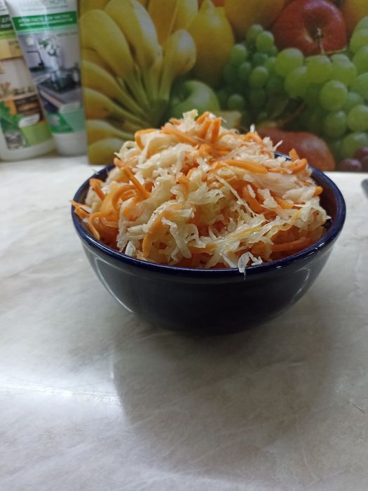 Капуста квашеная домашняя
