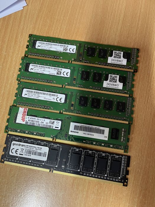 Lot Ram ddr3 4gb si 2gb