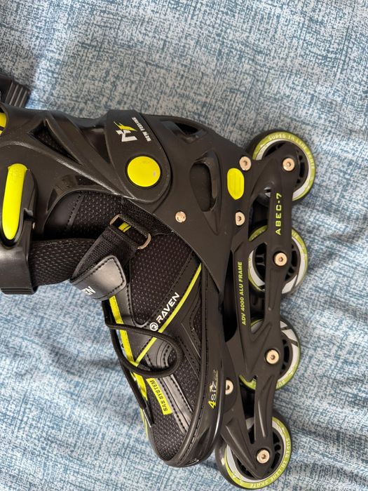 Role Raven Pulse Negru/Galben mărime reglabila 40-43