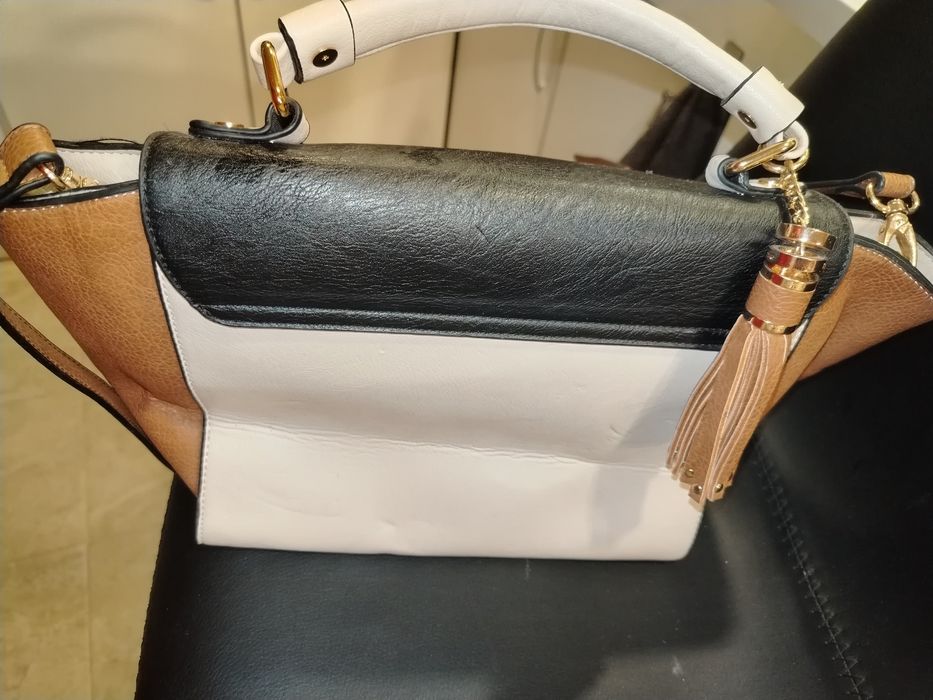 Чанта дамдка ежедневна кожена