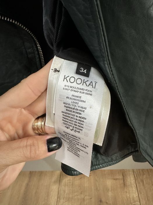 Biker jacket piele Kookai