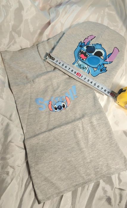 Шал и шапка Стич