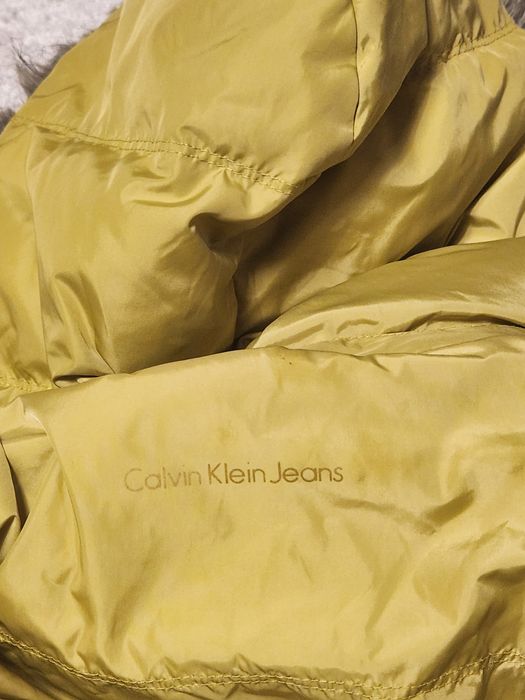 Дамско яке Calvin Klein, червено яке кожа, палто Bershka