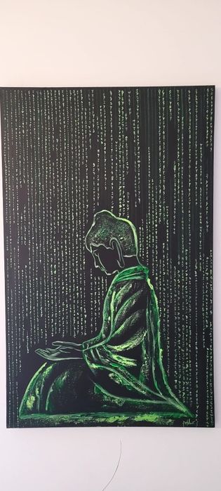 Canvas pictat manual 90 x 120 cm