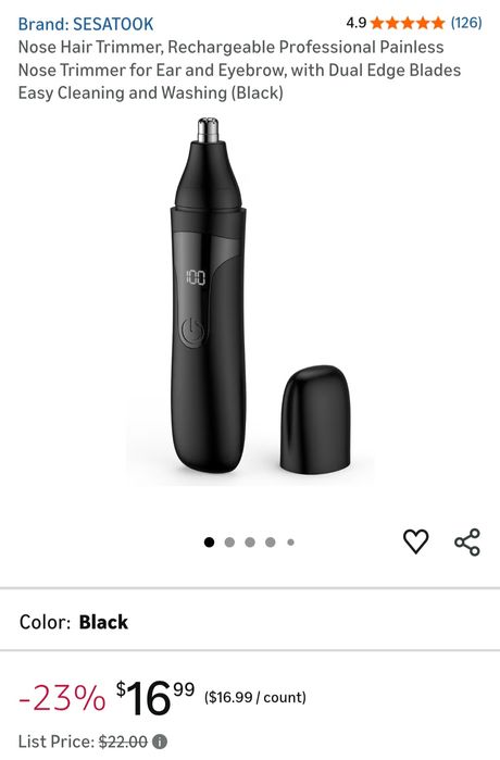 Trimmer pentru nas Sesatook