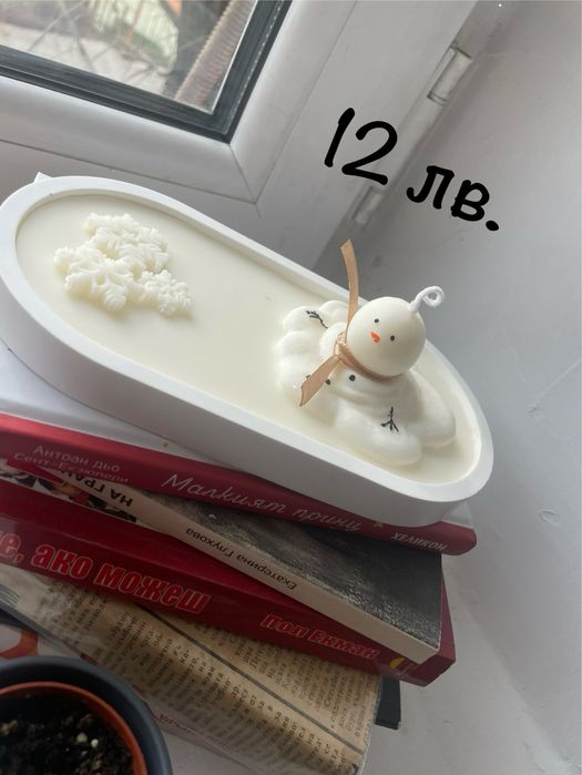 Ръчно изработени соеви свещи