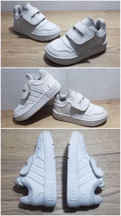 Pantofi sport ADIDAS Sneakers Hoops GW0442 Alb,  nr. 25 EU unisex