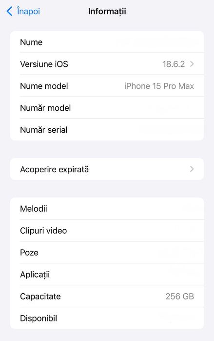 iPhone 15 Pro Max – 256GB | Stare foarte bună | Accesorii incluse