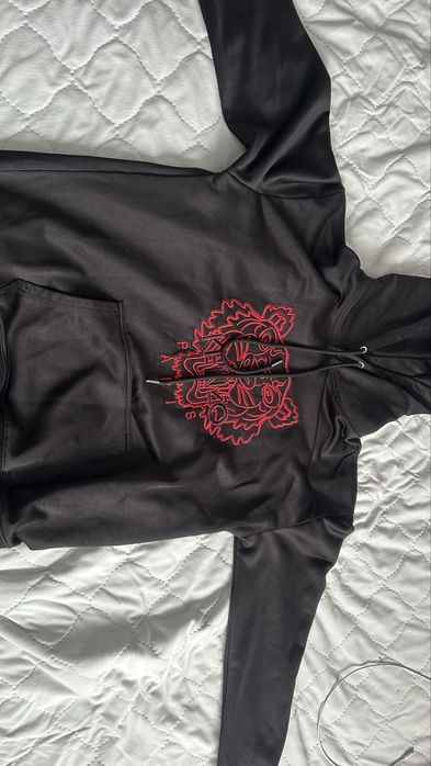 худи красно,черный kenzo