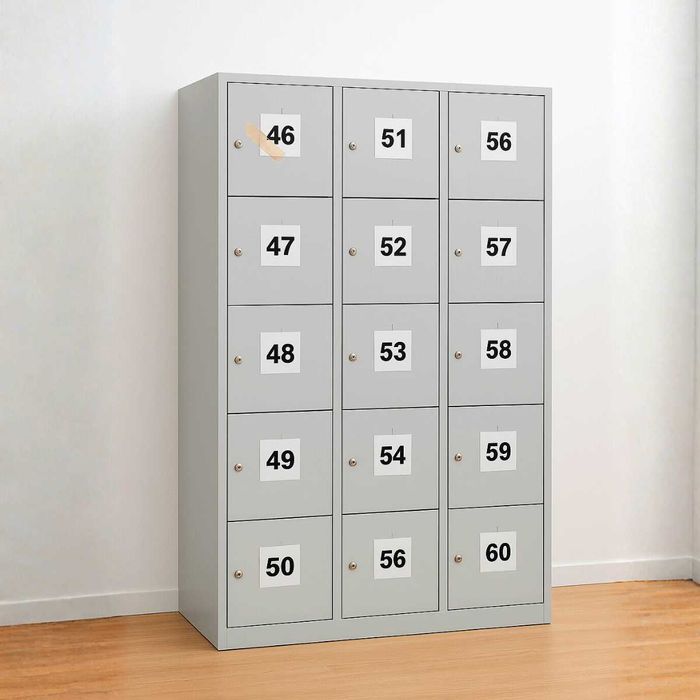 Dulap Vestiar metalic cu 15 compartimente