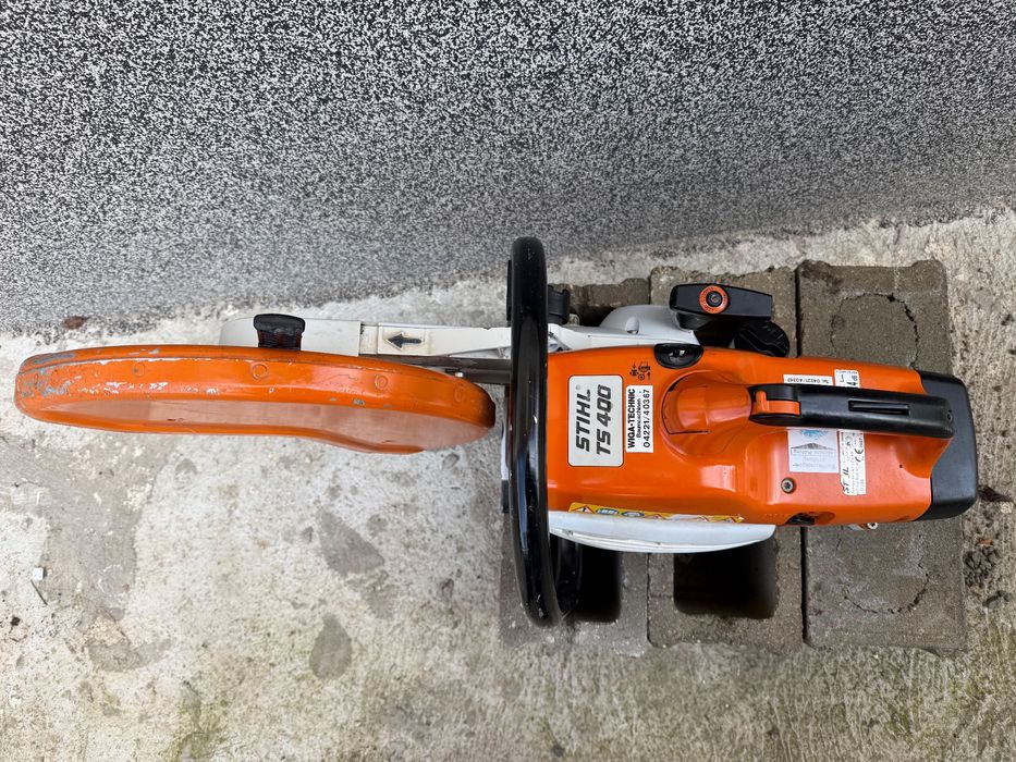 Бензинов фугорез STIHL TS 400 – професионален, здрав, готов за работа