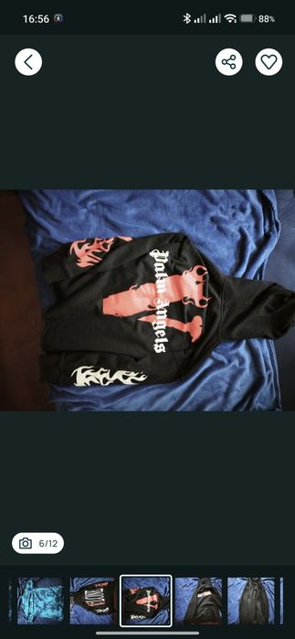 Vlone palm angels суичър