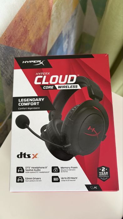 Наушники беспроводные HyperX Cloud Core Wireless