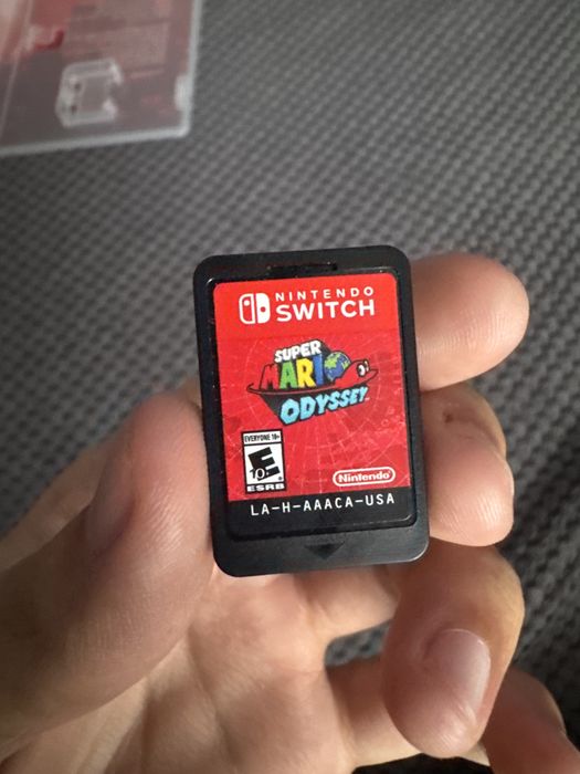 Super mario odyssey игра картридж на nintendo switch